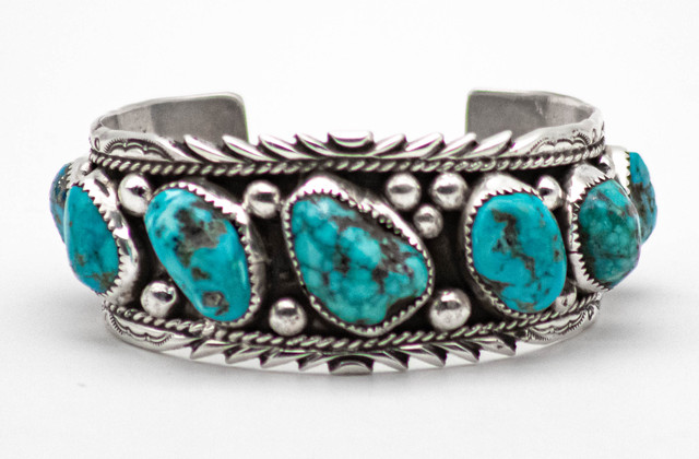 Turquoise & Silver Turquoise and Silver Bracelet