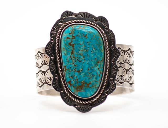 Turquoise & Silver Turquoise and Silver Bracelet