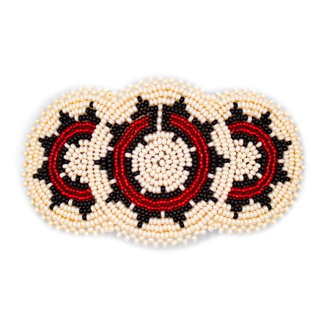 Hair Accessories Beaded Basket Design Barrette
